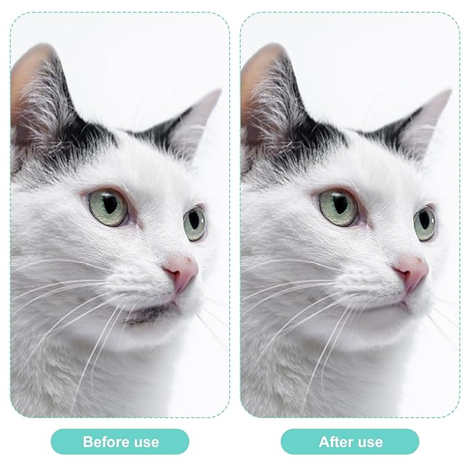 4pcs Cat Acne Brush Set, 2 Styles Double-Sided Scraper Silicone Soft Cat Brush Dual Sided Black Seed Exfoliating Cleaning Brushes for Pet Chin Acne and Blackhead