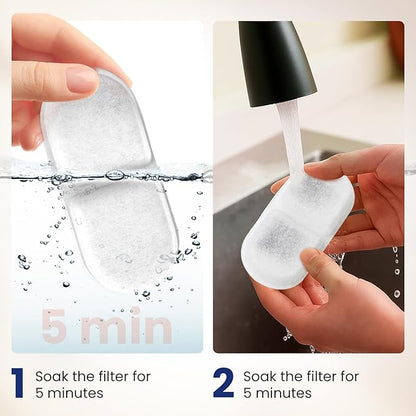Cat Water Fountain Filter Replacement,36 Pcs(12 Carbon+ 12 Sponge+ 12 Cotton) for Pets Automatic Water Dispenser for Dogs, Compatible with 2.2L/3L/3.2L/3.5L/12L Stainless Steel Cat Fountains