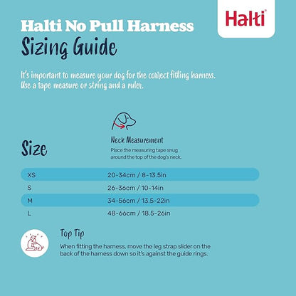 Halti No Pull Harness - Stop Your Dog Pulling on The Leash. Adjustable, Lightweight and Easy to Use. Reflective Dog Training Harness for Medium Dogs (Size M, Deep Walnut)