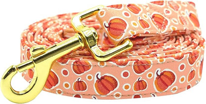 Dog Leash, Halloween Fall Pumpkin Print Durable Strong Dog Leashes Heavy Duty Comfortable Padded Pet Leash for Small Medium Large Dogs