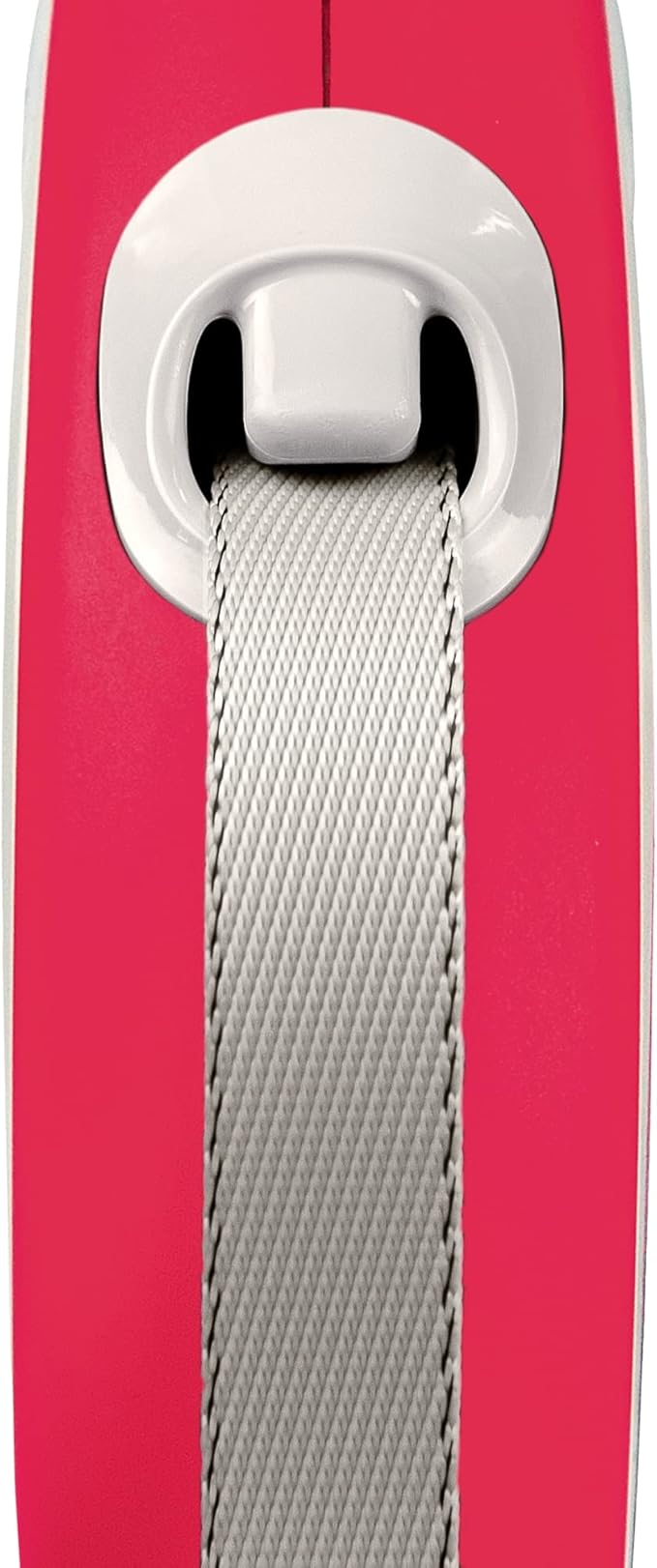 Flexi New Comfort Tape Grey & Red Large 5m Retractable Dog Leash/Lead for Dogs up to 60kgs/132lbs