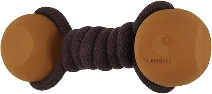 Carhartt Pet Training Tools, Durable Dog Tool for Tug and Fetch, Rope Bone (Carhartt Brown)