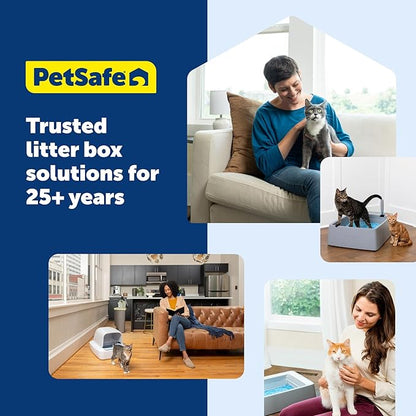 PetSafe ScoopFree SmartSpin Self-Cleaning Cat Litter Box - Advanced Odor Control Technology, App Controlled with Health Monitoring