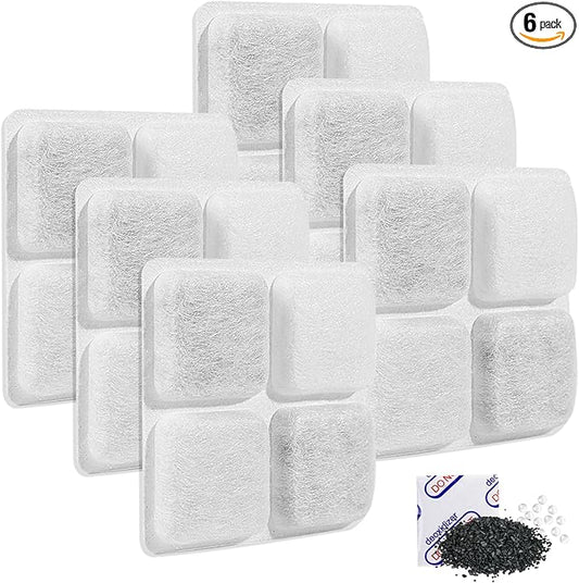 6 Pack Pet Food Desiccant Bag Compatible with Petlibro Automatic Cat Dog Feeders, PLAF001, PLAF002, PLAF101, PLAF005, PLAF006, Enhanced Packets Maintain Pet Food Freshness and Dryness