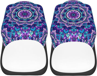 Foruidea Bohemian Style Mandala Print Car Seat Covers Universal 2 Pcs Auto Front Seat Cover Fit Most Cars,SUV,Sedan,Trucks