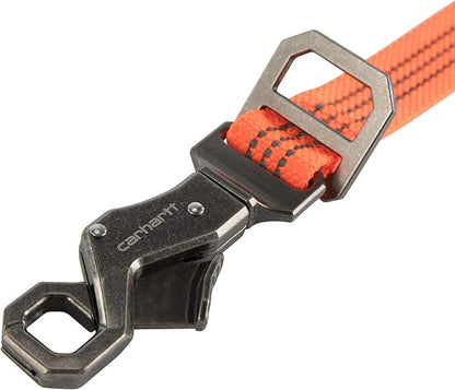 Carhartt Pet Durable Nylon Webbing Leashes for Dogs, Reflective Stitching for Visibility, Hunter Orange (Nylon Webbing), Small