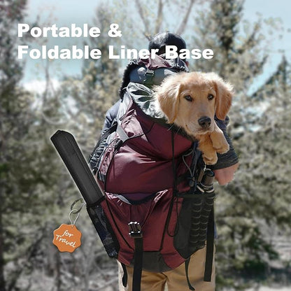 Large Portable Dog Pee Pads Holder for Travel, Puppy Pad Holder Foldable Liner Base 33''x23'' Training Pad Holder with Fixing Clips, Dog Litter Box Waterproof, Easy Clean,Indoor Potty