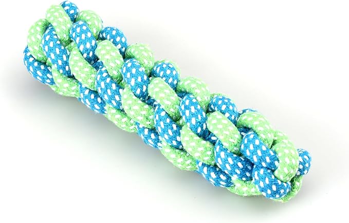 Dog Chew Rope Toys, Set of 9, Cotton Teething Ropes for Small and Medium Dogs, with Ball, Tug-of-War Toys, Fetching Bone and Sandal