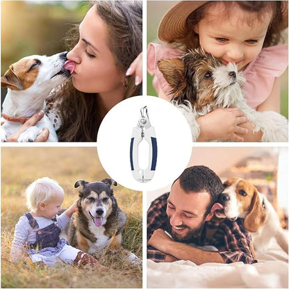 BPG Pet Grooming Tools for Dogs & Cats- Pet Nail Clippers Stainless Steel Nail Trimmer with Safety Guard & Non-Slip Grip