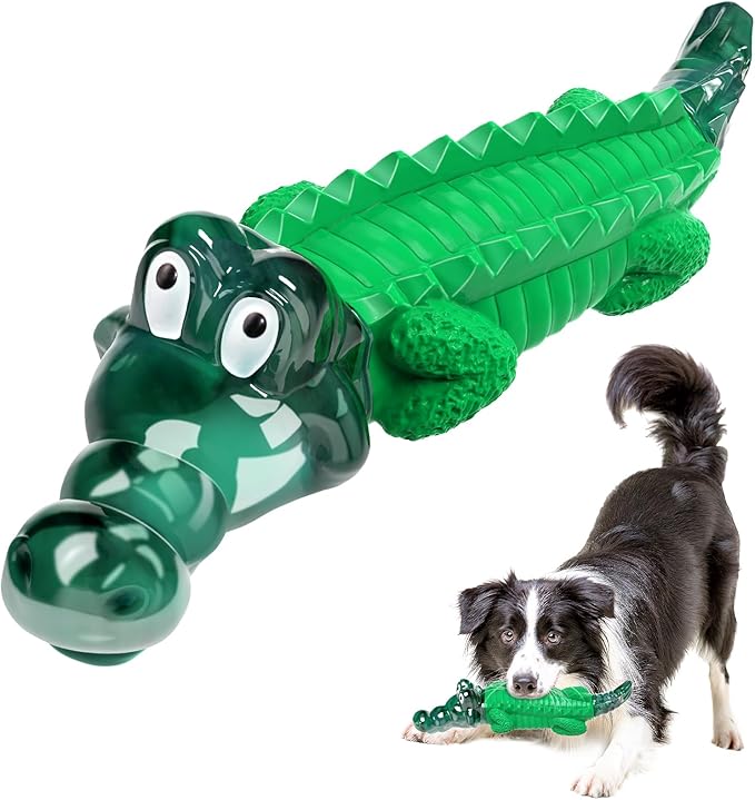 Dog Toys for Aggressive Chewers -Indestructible Dog Toys for Large Dogs to Reduce Pet Anxiety and Boredom for Small, Medium, Large Breed, Dog Chew Toys to Keep Them Busy