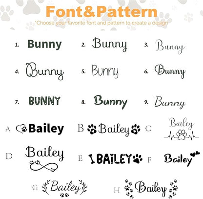 Engraved Customized Dogs Bowls with Name, Personalized Steel-Stanless Pets Food Bowls for Both Cats & Dogs,Dog Water Bowl, Durable Cute Double Layer Reinforcement Cats Water Bowl for Pets Gifts, M