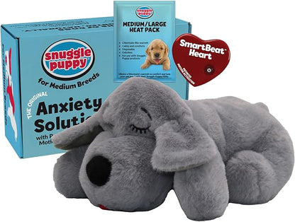 Snuggle Puppy Original Toys - Heartbeat Puppy for Dogs - Pet Anxiety Relief and Calming Aid - Comfort Dog Toys for Behavioral Training