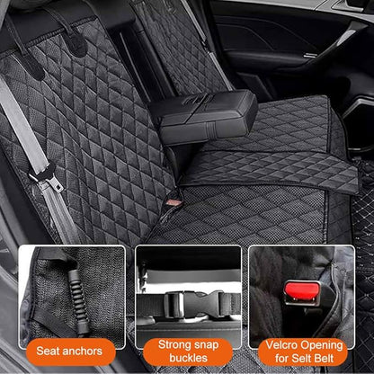 Dog Car Seat Cover for Back Seat for Toyota bZ 2026, Back Seat Pet Bed Mat for Travel, Waterproof Nonslip, Easy to Clean Up, B-Rear Seats