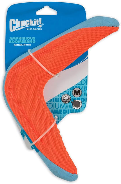 Chuckit! Amphibious Boomerang Fetch and Float Dog Toy (Assorted Colors)