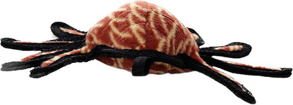TUFFY - World's Tuffest Soft Dog Toy - Desert - Multiple Layers. Made Durable, Strong & Tough. Interactive Play (Tug, Toss & Fetch). Machine Washable & Floats (Spider, Large 2 Pack)