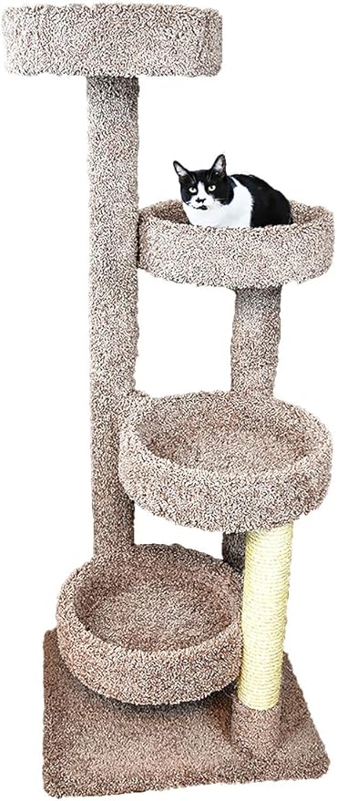 New Cat Condos Cat Tree, Brown