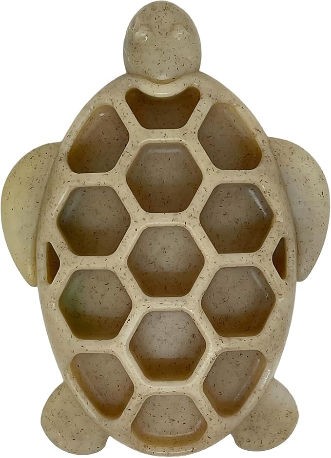 SodaPup Turtle – Durable Dog Chew Toy Made in USA from Non-Toxic, Pet Safe, Food Safe Nylon Material for Mental Stimulation, Clean Teeth, Fresh Breath, Problem Chewing, Calming Nerves & More