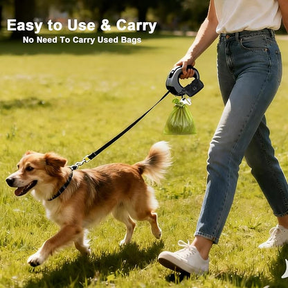 4PCS Dog Poop Bag Holder, Waste Bag Holder, Dog Poop Bag Carrier, Hand Free Holder, Metal Holder