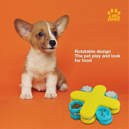 Level 3 Puzzle Feeder Dog Toy - Mental Stimulation Toys Slow Feeder Dog Bowls and Interactive Toy for Mental Growth of Small, Medium and Large Dogs