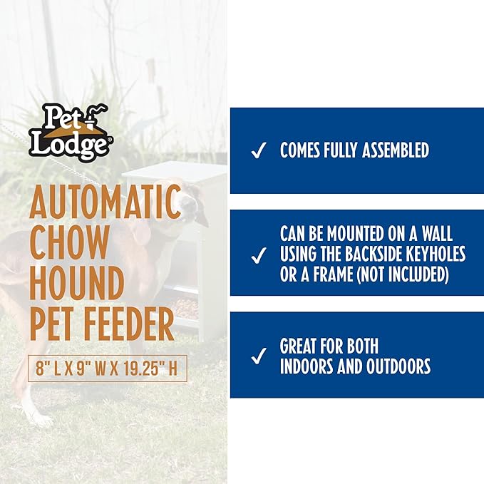 Chow Hound Dog Feeder, Automatic, 25-Lb. (C)