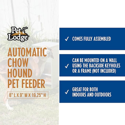 Chow Hound Dog Feeder, Automatic, 25-Lb. (C)