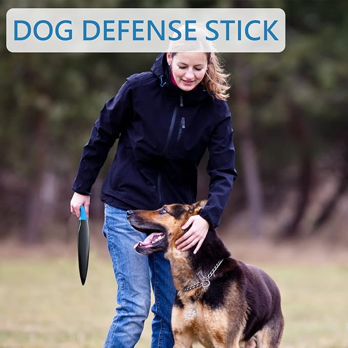 Lenwen Dog Break Stick Pet Dog Bite Training Stick Pet Chew Toys for Small Medium Pet Supplies, 13.6 x 2 x 0.6 Inch(Blue)