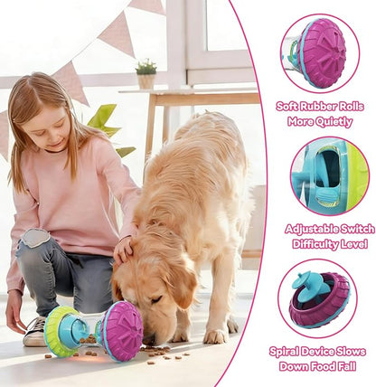 MateeyLife Interactive Dog Puzzle Toys for Small Medium Large Breed - Durable Smart Puppy Enrichment Dogs Toy to Keep Them Busy, Mental Brain Stimulation Treat Dispensing Training & Slow Feeder