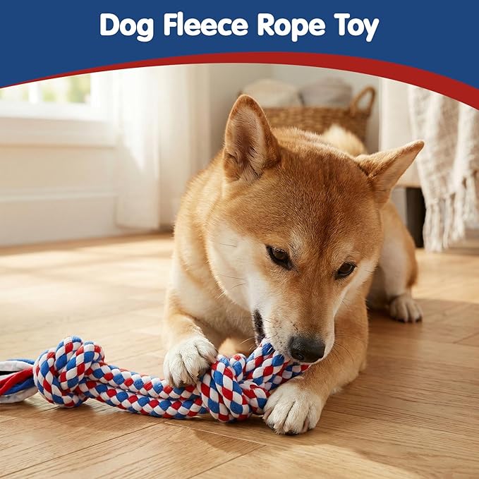 2pcs Small Dog Rope Toys, Puppy Rope Toys Teething, Rope Puppy Teething Toy for Aggressive Chewers for Puppys Small Dogs Teeth Health, Relieve Boredom