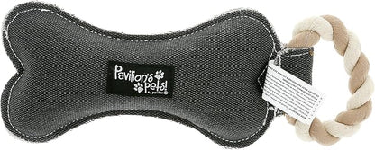 Pavilion Gift Company - San Diego - 12' Canvas Rope Dog Toy Play Fetch Dog Doggy Puppy K9 Gift