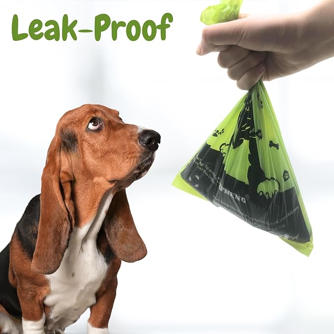 Dog Poop Biodegradable Bags One Biig Roll (600 ct.) Eco-friendly Doggy Poop Bags Pet Waste Pickup Bag Degradable Cat Waste Disposal Bags (1 Roll, 600 Bags)