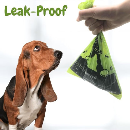 Dog Poop Biodegradable Bags One Biig Roll (600 ct.) Eco-friendly Doggy Poop Bags Pet Waste Pickup Bag Degradable Cat Waste Disposal Bags (1 Roll, 600 Bags)