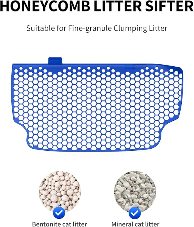 PETKIT Honeycomb Mineral Litter Sifter Exclusive for PUROBOT Ultra Self-Cleaning Cat Litter Box, Suitable for Bentonite Litter and Fine-Granule Clumping Litter