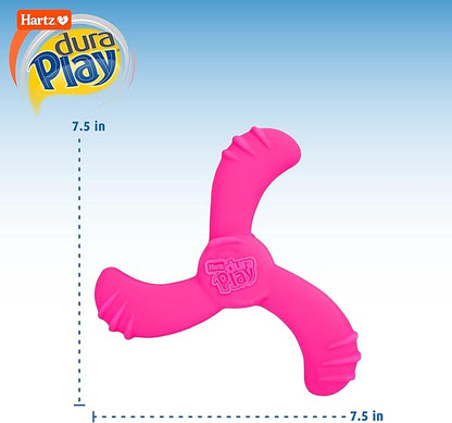 Hartz DuraPlay Bacon Scented Dog Toys, Medium/Large (Colors May Vary) All Breed Sizes (Pack of 2)