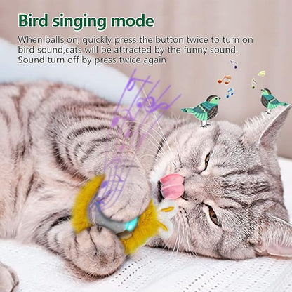Interactive Cat Toys Ball Super Drive Electric Cat Toy Automatic Rolling Robotic Car Motion Activate