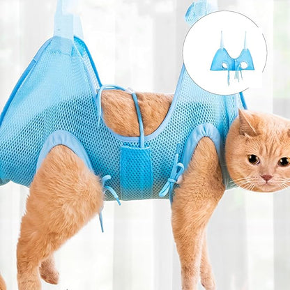 Soft Pet Grooming Hammocks for Small to Media Cats and Dogs Easyly Setups Durability Fabric