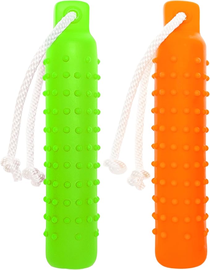 Dog Float Toy - Interactive Training Bumper & Fetching Retrieving Dog Water Toys Dummy Outdoor - Lightweight for Float on the Water Pool Fetch Rope Pet Toys for Small, Medium, Large Dogs