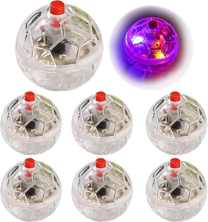 6 Pack Ghost Hunting Cat Ball Toys Motion Light Up Cat Balls LED Light Ball Dog Interactive Toys for Dog Activity, Exercise, Interaction