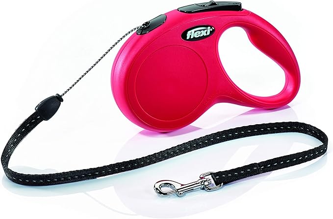 Automatic Leash Flexi New Classic Tape S 5M Red