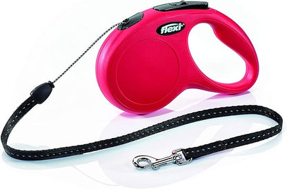 Automatic Leash Flexi New Classic Tape S 5M Red