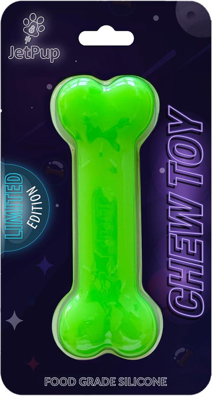 Pup Chew Toy - Bone - Human Grade Chew Toy - Human Pup Play - 100% Food Grade Silicone - (Galactic Green* Limited Edition)