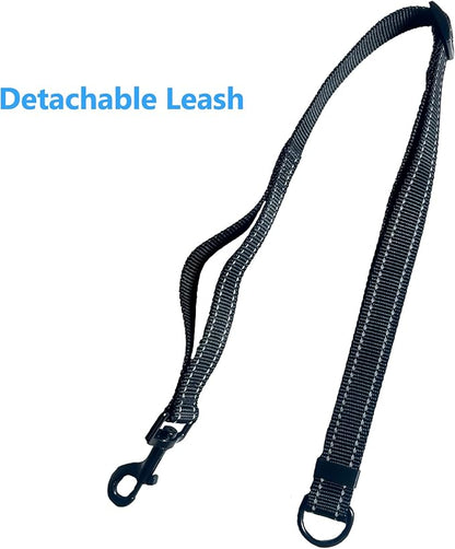 5-in-1 Hands Free Dog Leash – Multi-Function Crossbody Leash with Car Seatbelt, Lift Assist & Storage – Adjustable for Small, Medium & Large Dogs (10–100+ lbs) – Big Old Pup