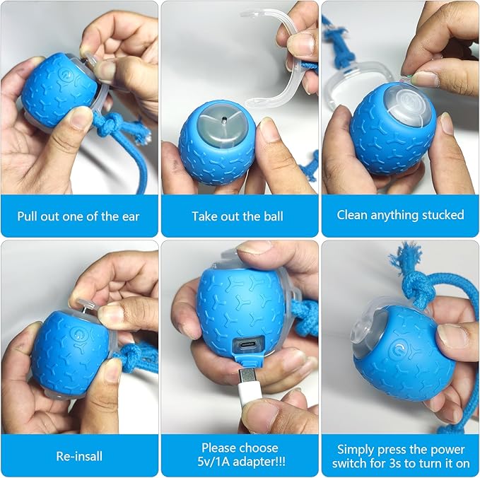 Interactive Cat Toys: Agile Moving Ball with Elastic Mesh Tail for Indoor Cats and Kittens