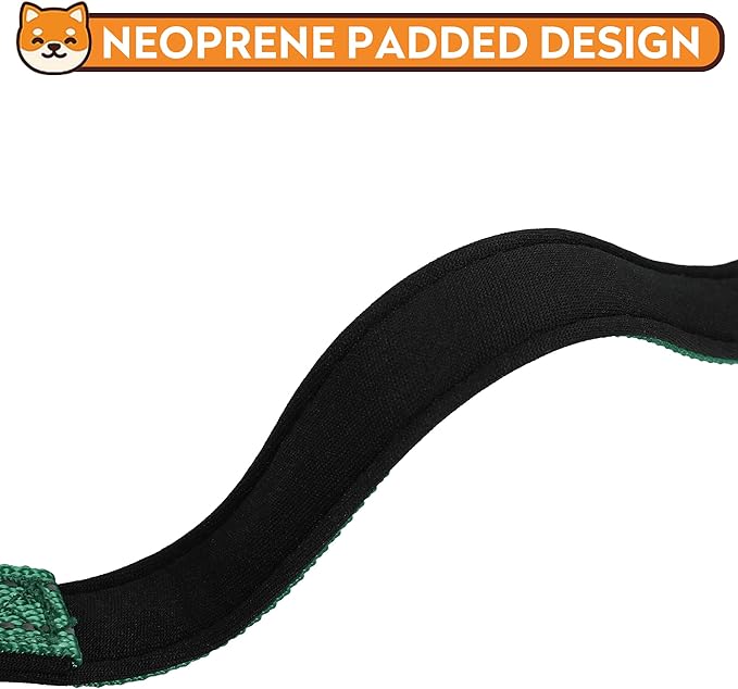 Reflective Dog Collar, Adjustable Soft Neoprene Padded Nylon Pet Collars with Buckle for Puppy and Small Dogs, Cats, Dark Green,XS