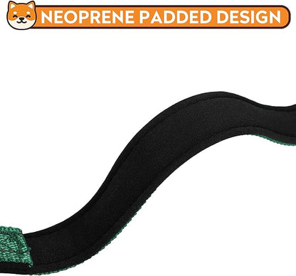 Reflective Dog Collar, Adjustable Soft Neoprene Padded Nylon Pet Collars with Buckle for Puppy and Small Dogs, Cats, Dark Green,XS
