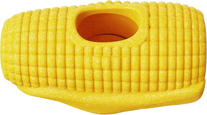 Interactive Dog Toys for Aggressive Chewers, Indestructible Dog Toy to Keep Them Busy, Corn-Shaped Durable Dog Chew Toys for Large & Medium Breeds, Frozen Treat Holder for Anxiety Relief & Dental Care