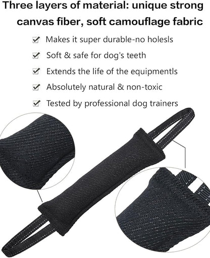 Clysoru tug Toy for Dogs Tug of War Dog Puppy Bite with 2 Strong Handles Made Durable Tear Resistant Stitches