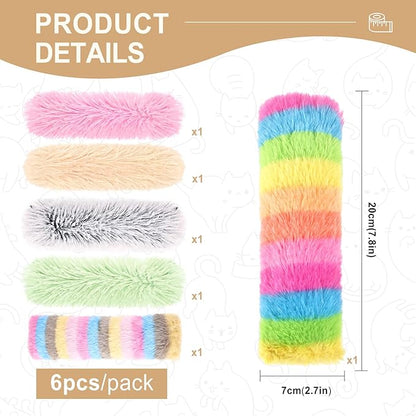 Cat Toys Pillows 6Pcs Catnip Kicker Toys for Cats Promotes Kitty Exercise