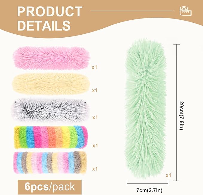 Cat Toys Pillows 6Pcs Catnip Kicker Toys for Cats Promotes Kitty Exercise