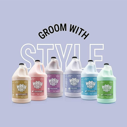 Bubble Bros. 2 in 1 Dog Shampoo and Conditioner for Pets, Gallon - Naturally Derived Ingredients, Eliminates Smelly Pet Odors, Moisturizes and Nourishes, Cleans and Conditions, Bulk Refill Size 128 oz