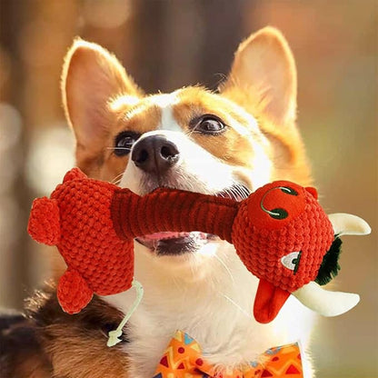 Plush Dog Toys for Small Medium Dogs, Interactive Toys with Squeaky Sound, Soft and Comfortable, Perfect for Pet Training and Playing